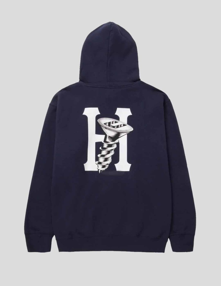 HUF sudore hardware p / o hoodie nave